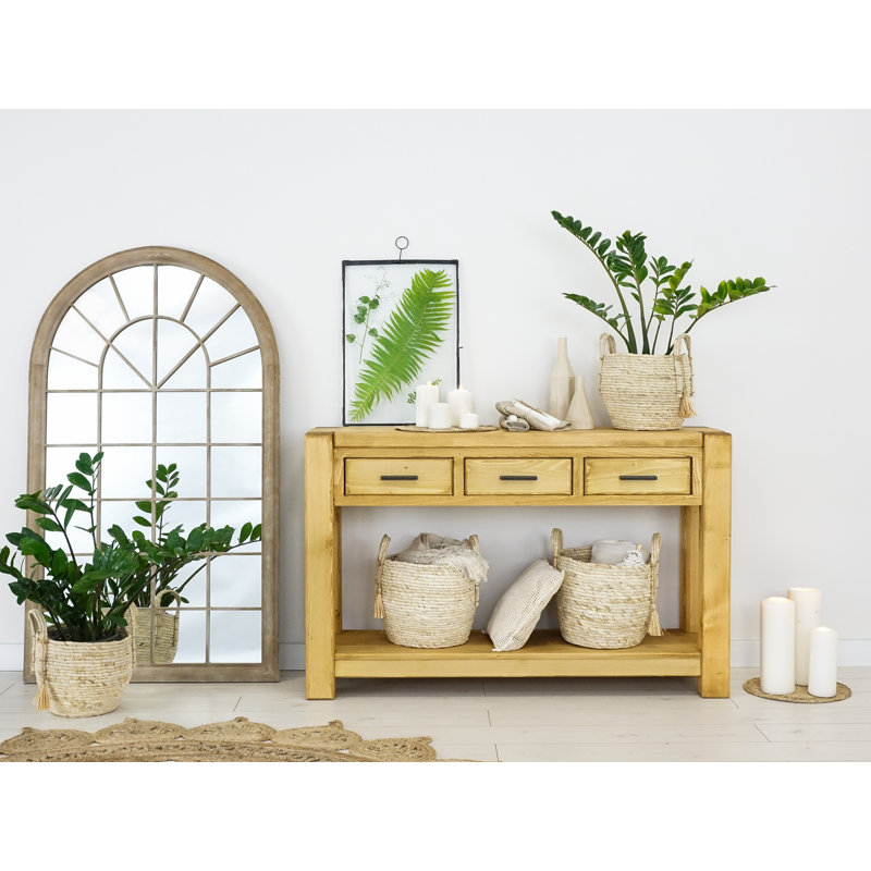 Mccue 119cm Solid Wood Console Table