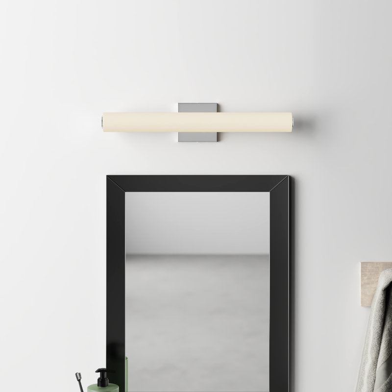 Aryon Frosted Chrome Dimmable LED Bath Bar Light