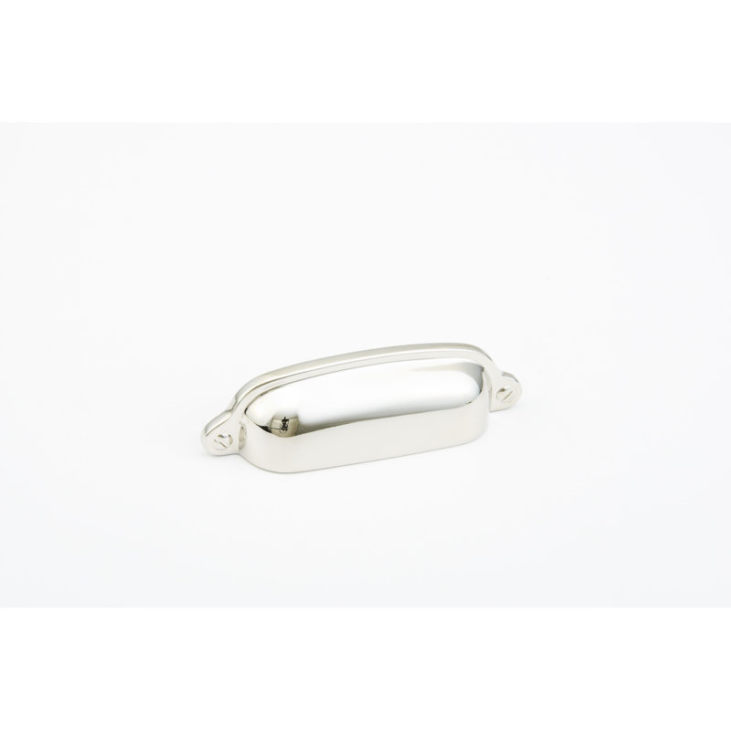 Country Cup / Bin Pull, Polished Nickel