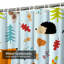 Rideau de douche Forest Bear Hedgehog Fox-921076213
