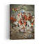 «Cowboy Rocking Horse Chaos Playful Retro surreal Horse», impression murale-968629247