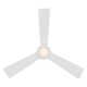 Hug 3 - Blade Smart Ceiling Fan with Remote Control and LED Light Kit Included