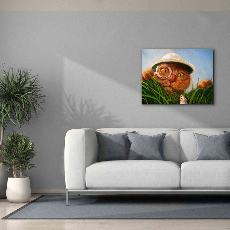 Epic Graffiti «Explorer» par Lucia Heffernan, Canva «Explorer» par Lucia Heffernan, H 26 po x l 34 po