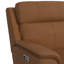 Fauteuil inclinable Hierius Power Motion avec appui-tête électrique et lombaire en noyer cendré