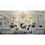 Brushed Honey Gold Finish Chandelier