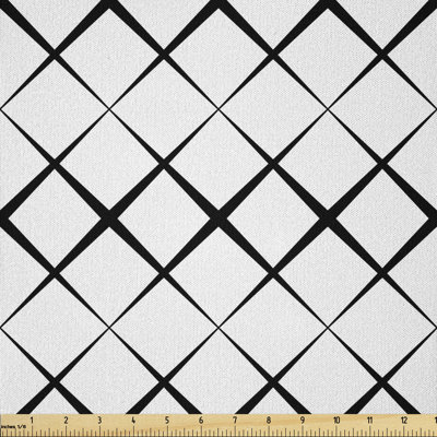 Dashly Monochrome Pattern with X Shape Multi-Purpose Fabric