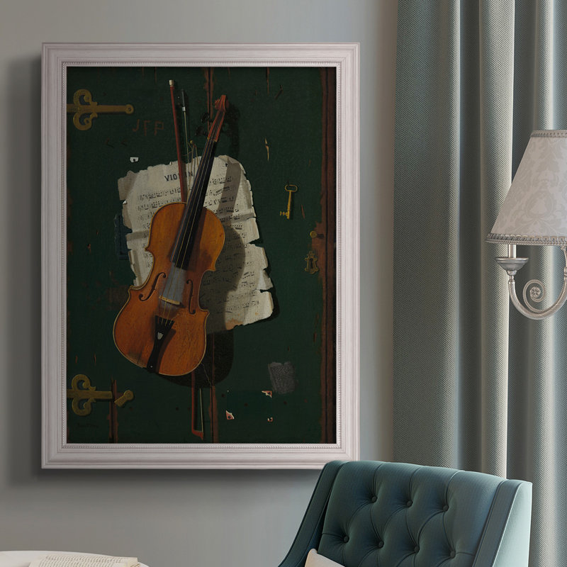 The Old Violin - peinture encadrée, H 36 po x l 24 po x P 2,5 po
