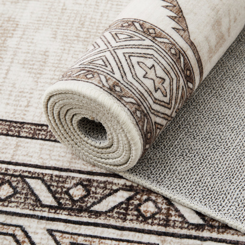 Cashmere Machine Tufted Area Rug ( Low-Pile Traditional), Rectangle 160 x 230 cm