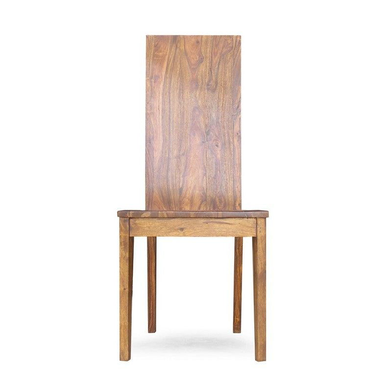 Metro Life 45cm H Solid Wood Side Chair in Brown
