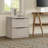 Modern Fluted 2-Drawer Nightstand-2005275287