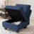 Buckleton Linen & Velvet Upholstered Storage Ottoman, Footstool of Sectional Sofa-1951935195