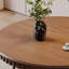 Table de salle à manger ronde en bois d'hévéa-826072904
