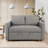 Meit 49"W Convertible Sleeper Sofa 3-In-1 Reclining Sofa Bed Pull Out Couch Bed-1002457031