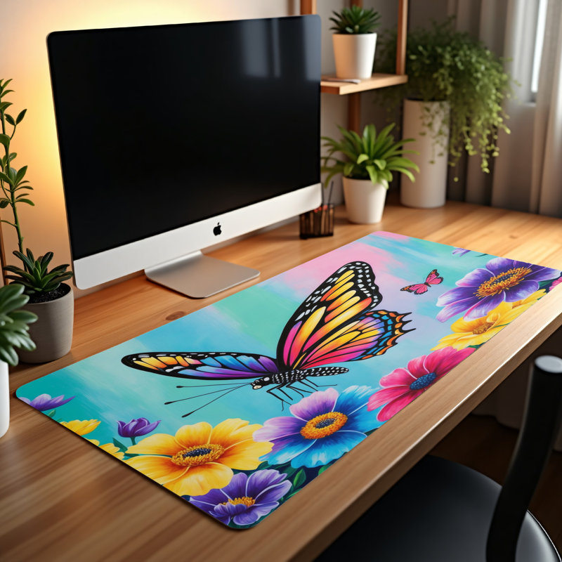 Polyester Desk Pad, 14.4x12.1