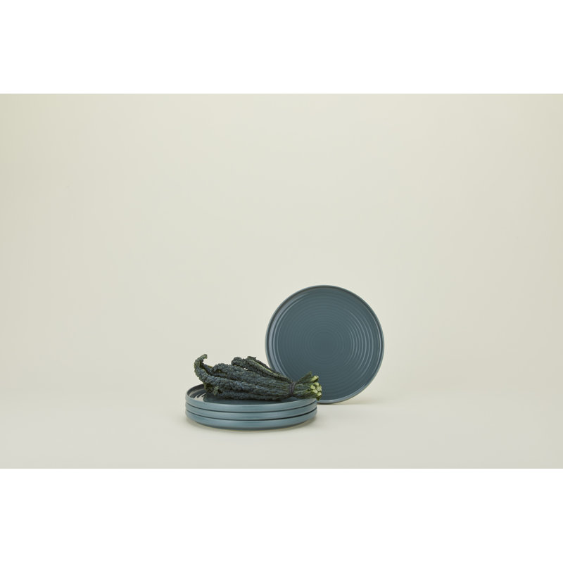 Essential Stoneware Dinner Plate, Blue