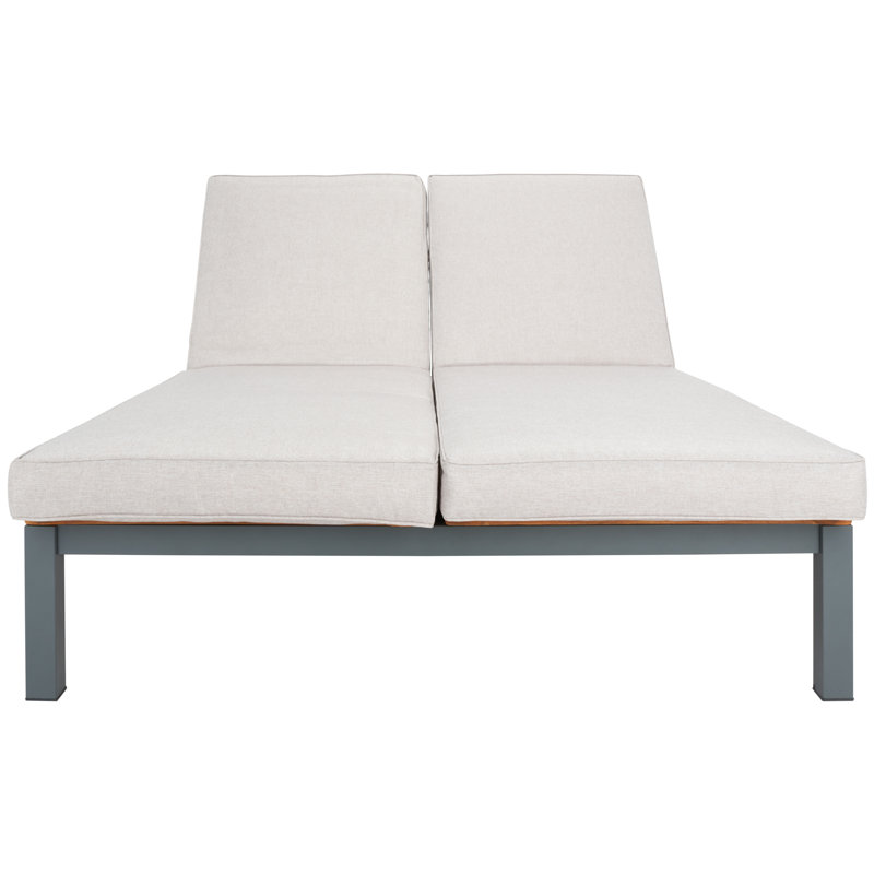 Eastford Steel Outdoor Lounge Chair, White