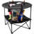Wakeman Outdoors Camping Table - Folding Table with Cupholders and Carry Bag for Picnic, Tailgate, Beach, or Camp - Camping Gear