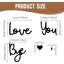 «Love you bye», décoration murale décorative de ferme boho