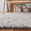 Tapis gris / ivoire en laine tissé à la main et à plat-1842067979