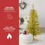Arbre de Noël doré 4 pi avec 50 lumières UL-1221653041