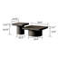 2-Piece Modern Wood Nesting Coffee Table Set-109501622
