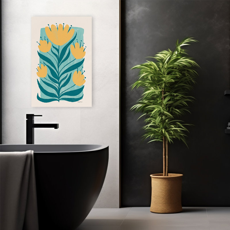 Bohemian And Scandinavian Scandi Flowers II, 24" H x 16" W