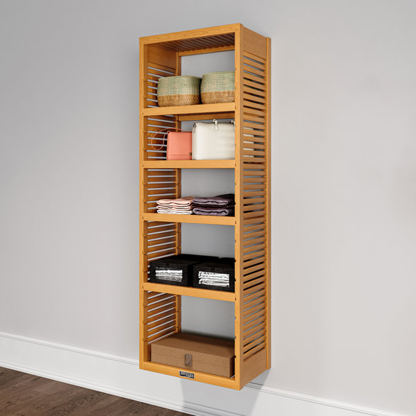 16in. Deep Deluxe Wood Closet Organizer l John Louis Home