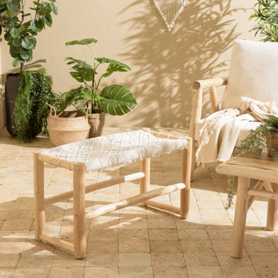 Cafferkey Solid Wood Bench