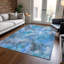 Tapis bleu intérieur / extérieur lavable à la machine Xhevrie-789788329