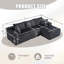 3 Seater Corduroy Sofa-700712686