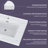 72" Double Bathroom Vanity Top with Solid Surface Sink Basin Drop In White Countertop