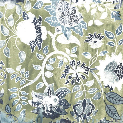 Carrelage fleur pierre