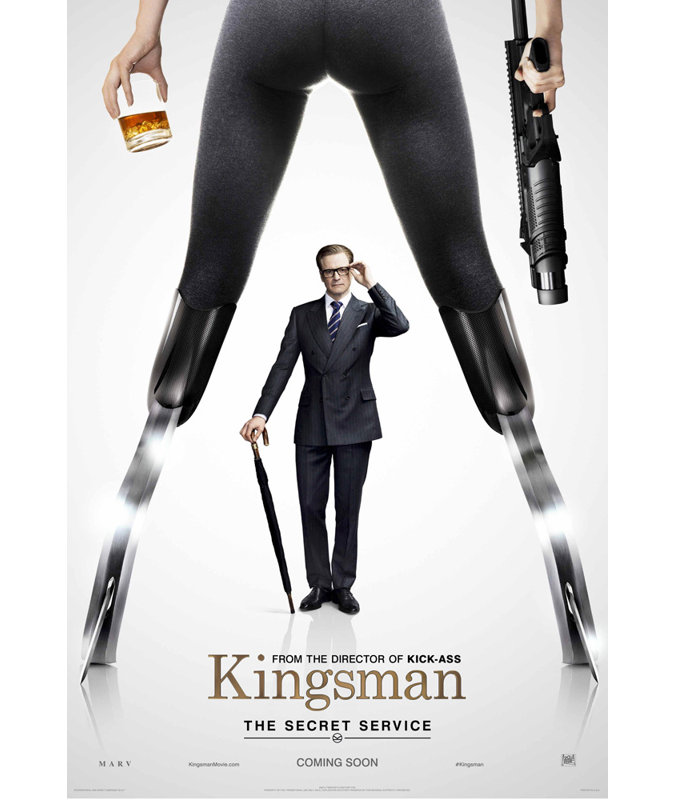 Kingsman The Secret Service, H 40 po x l 27 po