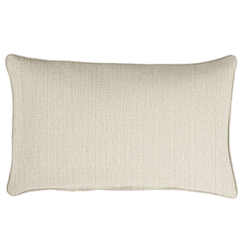 Sunbrella® Outdoor Throw Pillow, Cast Pumice, 12" x 24"