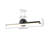Brynie Dimmable LED Hardwired Matte Black Wall Sconces Over mirror