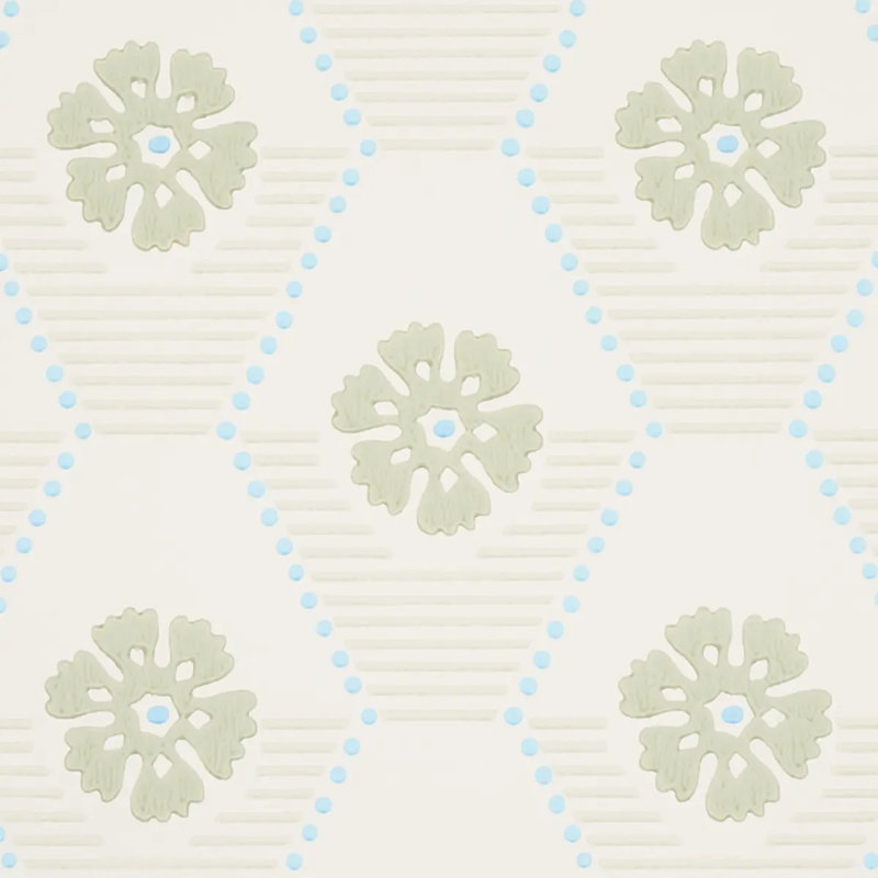 Hive Bloom Wallpaper, Sage