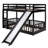 Twin Over Bunk Bed With , - Construction Safe Climbing-533384234