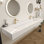 Jessica 71'' Acrylic Double Bathroom Vanity Top with Sink
