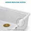 Évier de cuisine encastré en composite de quartz blanc 17 po x 19 po avec bonde arrière et accessoires