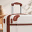 Ensembles de valises rigides avec sacs Valise légère à roulettes doubles avec verrou TSA, valise rétro simple 28 po-129372684