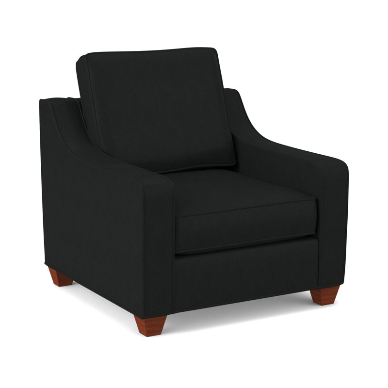 Clark Upholstered Armchair, BM Cherry, Dillon Black
