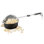 Campfire Popcorn Popper - Machine à maïs soufflé à l'ancienne avec poignée télescopique - Équipement de camping et équipement de cuisson de feu de camp par Great Northern Popcorn (noir)