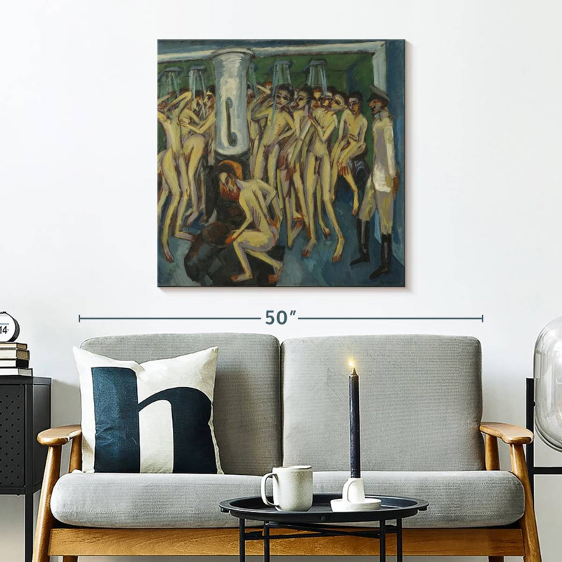 Avery Artillerymen In The Shower, 30" H x 30" W