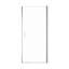 Porte de douche pivotante semi-encadrée 86 cm (L) x 183 cm (H), verre trempé SGCC 6 mm-126704978