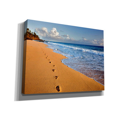Highland Dunes 'Footprints' By Dennis Frates, Canvas Wall Art-5841