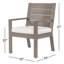 Laguna Outdoor Dining Armchair with Cushion-1174039039