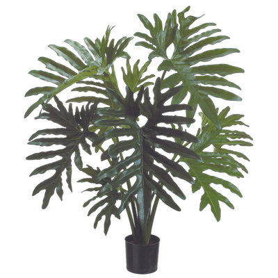 31'' Faux Philodendron Plant in Pot Liner