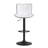 Swivel Adjustable Height Faux Leather Bar Stool-376865813