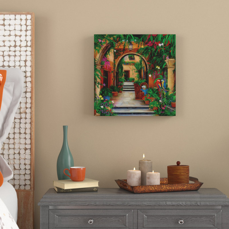 « mexicasa », reproduction de photo sur toile tendue, H 14 po x l 14 po x P 2 po