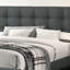 Modern 1Pc Bed Polyfiber Tufted Headboard Platform Bedframe Bedroom Furniture-1837642281
